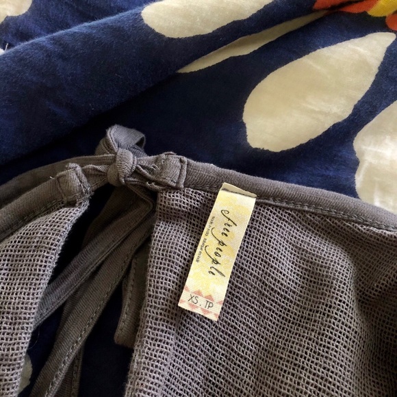 Free People Embroidered Tie Back Top 🦋 - Picture 4 of 4